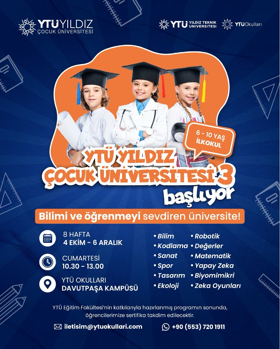 YTÜ Yıldız Çocuk Üniversitesi 3