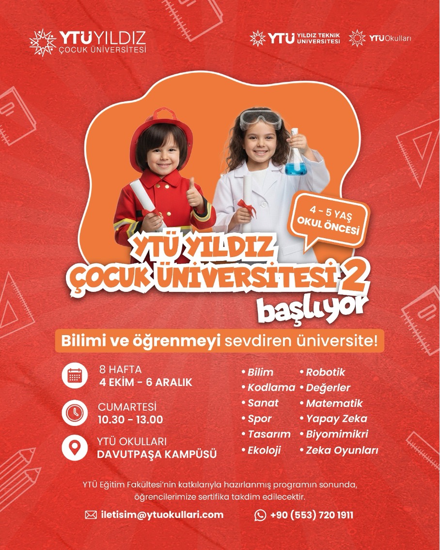 YTÜ Yıldız Çocuk Üniversitesi 2